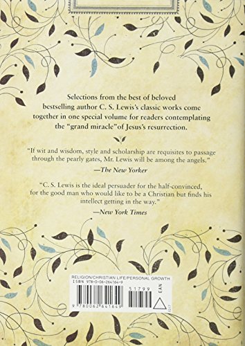 Preparing for Easter: Fifty Devotional Readings from C. S. Lewis — back cover