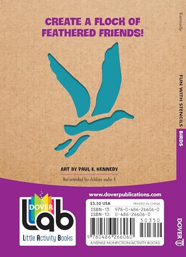 Fun With Birds Stencils (Dover Little Activity Books: Animals)