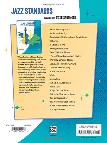 Jazz Standards: 22 Swingin' and Fun Piano Arrangements