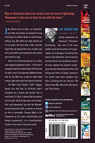 Savage Night (Mulholland Classic) by Thompson, Jim