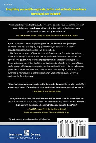 The Presentation Secrets of Steve Jobs: How to Be Insanely Great