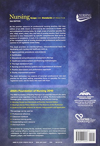 Nursing: Scope and Standards of Practice