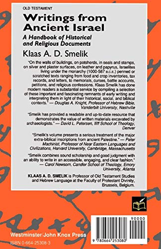 Writings from Ancient Israel: A Handbook of Historical and Religious Documents