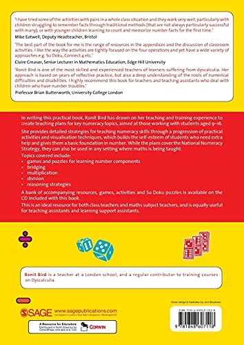 Overcoming Difficulties with Number: Supporting Dyscalculia and Students who Struggle with Maths — back cover