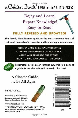 Rocks, Gems and Minerals: A Fully Illustrated, Authoritative and Easy-to-Use Guide (A Golden Guide from St. Martin's Press)