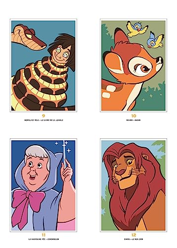 Coloriages mystres Disney - Portraits (trompe l'oeil)
