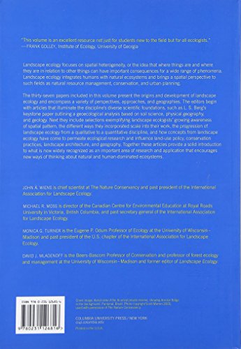 Foundation Papers in Landscape Ecology