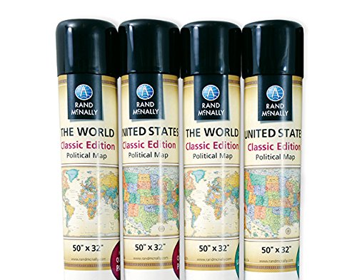 Rand McNally Classic Edition U.S. Wall Map - Paper Rolled