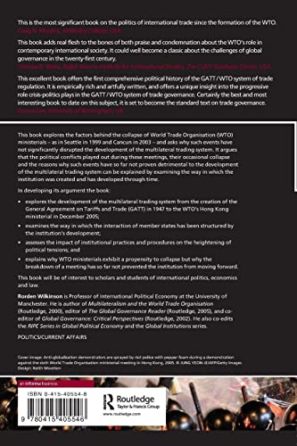 The WTO: Crisis and the Governance of Global Trade