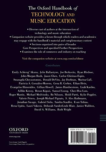 The Oxford Handbook of Technology and Music Education (Oxford Handbooks)