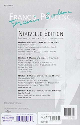 Gloria: SATB by Francis Poulenc (Sheet Music)