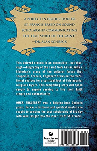 St. Francis of Assisi: A Biography — back cover