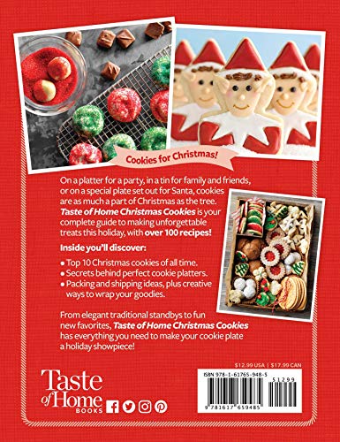 Taste of Home Christmas Cookies Mini Binder: 100+ Sweets for a Simply Magical Holiday (Taste of Home Holidays) — back cover