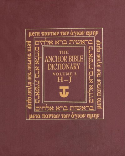 The Anchor Bible Dictionary, Vol. 3: H-J