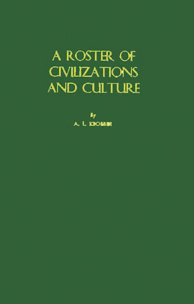 A Roster of Civilizations and Culture (Bibliographies & Indexes in Education)