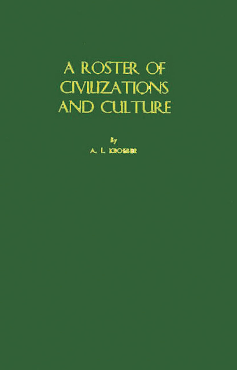A Roster of Civilizations and Culture (Bibliographies & Indexes in Education)