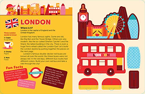 Pop Out Around the World: Read, Build, and Play from New York to Beijing. An Interactive Board Book About Diversity and Cities Around the World (Pop Out Books)