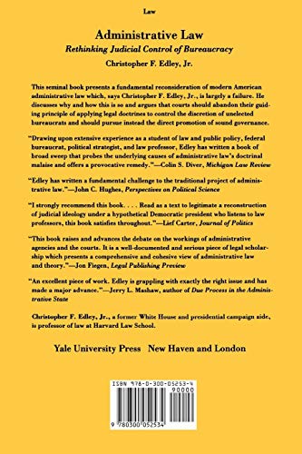 Administrative Law: Rethinking Judicial Control of Bureaucracy
