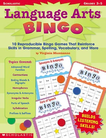 Language Arts Bingo