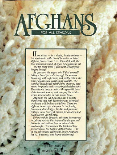 Afghans for All Seasons: Crochet Treasury Series