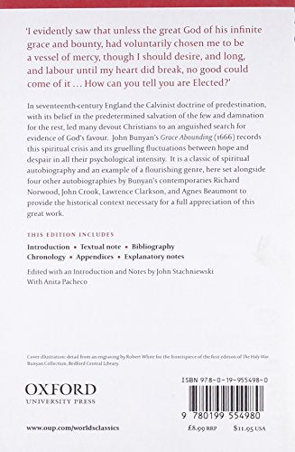Grace Abounding: With Other Spiritual Autobiographies (Oxford World's Classics)