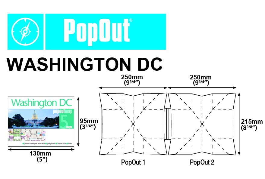 Washington DC PopOut Map