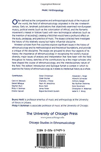 Comparative Musicology and Anthropology of Music: Essays on the History of Ethnomusicology (Chicago Studies in Ethnomusicology)