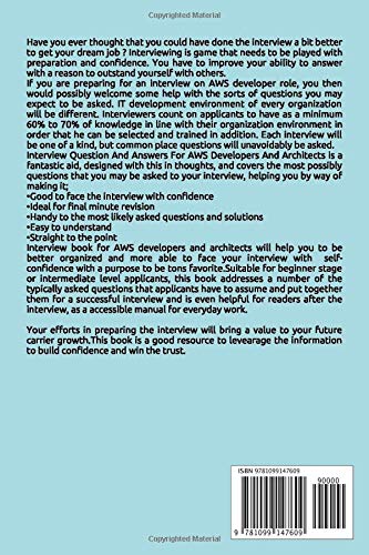 Interview Question And Answers For AWS Developers And Architects: Amazon Web Services Interview Question and Answers to prepare for Interview with confidence