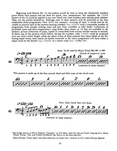 Patterns for Jazz -- A Theory Text for Jazz Composition and Improvisation: Bass Clef Instruments