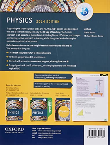 IB Physics Course Book: 2014 Edition: Oxford IB Diploma Program