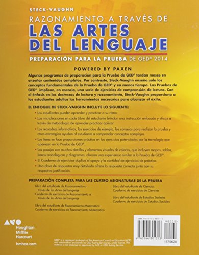 Razonamiento a traves de las artes del lenguaje: Preparacion para la prueba de GED 2014 (Spanish Edition)