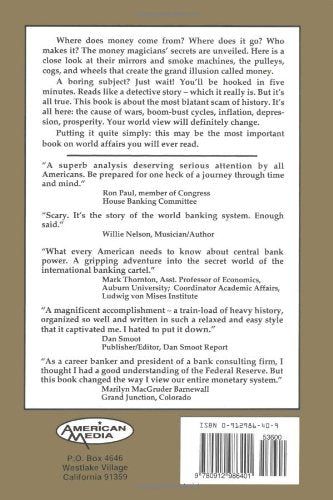 The Creature from Jekyll Island: A Second Look at the Federal Reserve — back cover