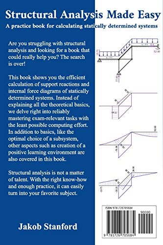 Structural Analysis Made Easy: A practice book for calculating statically determined systems