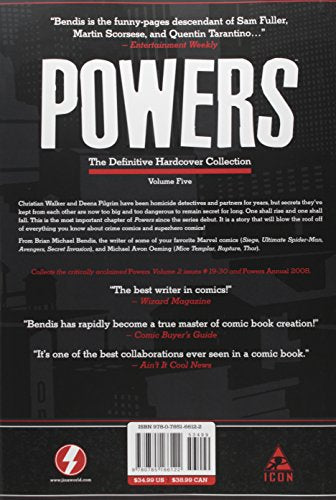 Powers: The Definitive Collection, Vol. 5 (Powers: the Definitive Collection, 5) — back cover