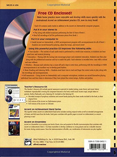 Accent on Achievement, Book 1: Conductor's Score