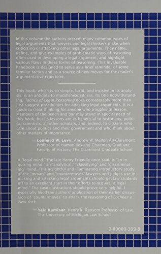 Tactics of Legal Reasoning