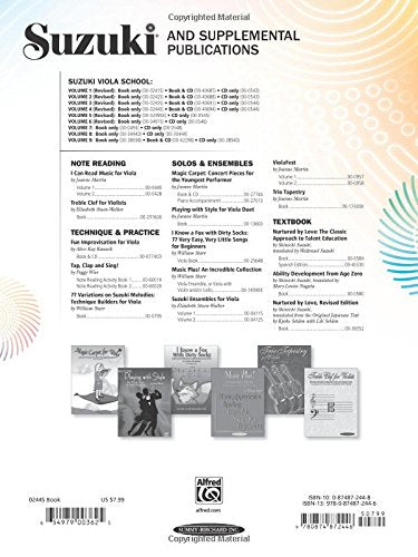 Suzuki Viola School, Vol 4: Viola Part