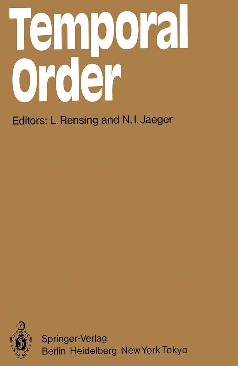 Temporal Order: Proceedings of a Symposium on Oscillations in Heterogeneous Chemical and Biological Systems, University of Bremen, September 17-22, 1984 (Springer Series in Synergetics, 29)