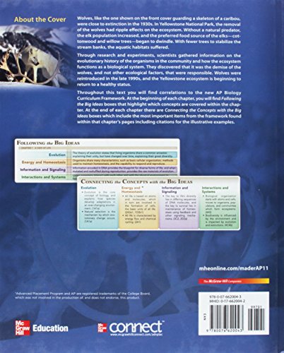Mader, Biology  2013, 11e, AP Student Edition (Reinforced Binding) (AP BIOLOGY MADER)