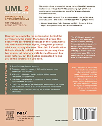 UML 2 Certification Guide: Fundamental and Intermediate Exams (The MK/OMG Press)