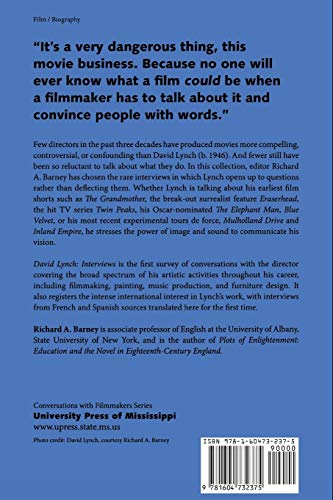 David Lynch: Interviews (Conversations with Filmmakers Series)