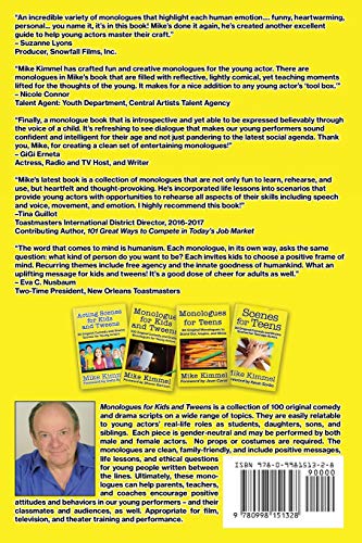 Monologues for Kids and Tweens: 100 Original Comedy and Drama Monologues for Young Actors (The Young Actor Series)
