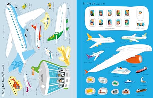 First Sticker Book Airport: Screen-Free Fun with Busy Scenes of Planes and Pilots for Kids (Ages 3-5)
