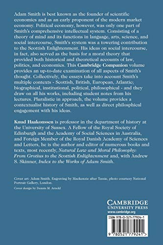 The Cambridge Companion to Adam Smith (Cambridge Companions to Philosophy)