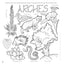 Ultimate National Parks Coloring Book: Amazing Scenes from 63 of the Nation's Most Beautiful Places (Design Originals) Fun Facts, Map of Parks, Plant and Animal Collages, and More