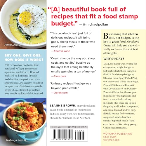 Good and Cheap: Eat Well on $4/Day — back cover