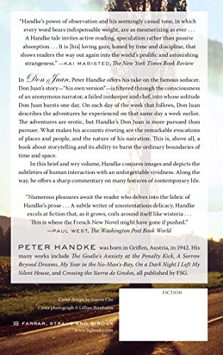 Don Juan: His Own Version: A Novel