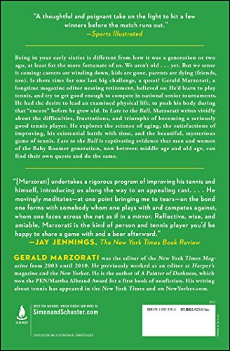 Late to the Ball: A Journey into Tennis and Aging by Marzora