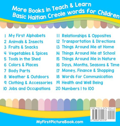 My First Haitian Creole Alphabets Picture Book with English Translations: Bilingual Early Learning & Easy Teaching Haitian Creole Books for Kids (Teach & Learn Basic Haitian Creole Words for Child)