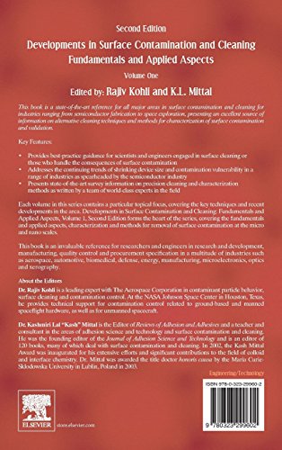Developments in Surface Contamination and Cleaning, Vol. 1: Fundamentals and Applied Aspects